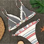 Boutique 1614 Clearance ruffle strips cheeky bikini swimsuits Photo 5