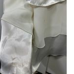 David's Bridal David’s Bridal Ivory Ruffle Gown Size 8 Chiffon Formal Wedding Guest‎ Dress Photo 11