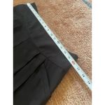 Loft Black Pleated Dress Shorts With Side Zip Women’s Size 8 Photo 5