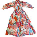 Alexis  Colorful Abstract Patterned  dress Photo 0