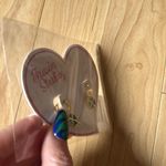 Frasier Sterling Gold and Green Clover Earrings Photo 1