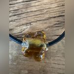 Free People NWT  Under the Sea Collar Brown Flower Cord Necklace Photo 7