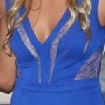 BCBGMAXAZRIA Blue Dress Photo 1