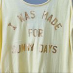 Wildfox 'I Was Made For Sunny Days' Swim Coverup Yellow Sz Small Photo 1