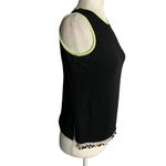 Ronni Nicole Vintage 90s  Tank Top S Petite Black Beaded Strech Knit Sleeveless Photo 5