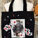 Handmade ‎ Black king tote bag Photo 0