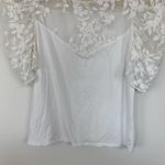 Generation Love Floral Lace Puff Sleeve White Tee Size XS Photo 3
