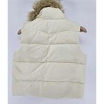 Ralph Lauren  Jeans Co. Petite Down Puffer Vest Faux Fur Trimmed‎ Collar Photo 2