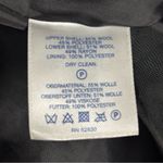 Lands' End  Size 14 Tall Wool Blend Vintage Heavy Button Coat Jacket Color Block Photo 12