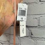 AQUA  Formal Floral Cutout A-Line Long Gown Dress Ruffle Skirt Peach 12 NWT Photo 6