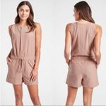 Athleta ‎ Farallon Romper Sleeveless Mocha Latte Size M Photo 1
