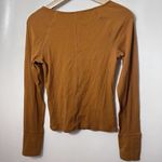 Free People  Top Bit of Lace Layering Autumn Pearl Burnt Orange Boho Peasant M Photo 2