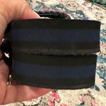 L.L.Bean  Woven Strap Sandals Purple Black Toe Post Thong 8 Photo 5