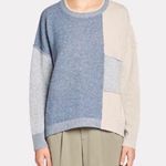 Brochu Walker  100% cashmere colorblock patchwork sweater soft pullover ila Photo 0