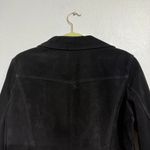 Mark Alan Black Suede Leather Rhinestone Studded Blazer Sz M Size M Photo 7