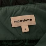 superdown  Zelia Bustier Crop Top Green Plaid Womens S Ruffle E-Girl Streetwear Photo 4