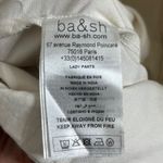 Ba&sh Stone Pants High Rise Cropped Paperbag Ecru Cotton Womens Size S Flawed Photo 5