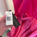 City Vibe Hot Pink Floor Length Gown Prom Dress Photo 5