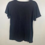 Entro NWOT  Black Tee with Embellished Pocket Photo 4
