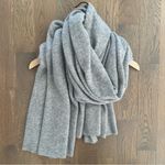 EUC White + Warren 100% Cashmere Travel Wrap in Light Heather Grey 81" x 36" Gray Photo 3