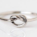 Love Knot Sterling Silver 925 Ring Photo 0