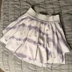 Lululemon  Athletica Court Rival Skirt - White and Purple Tie-Dye Photo 0