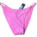Wild Fable Women's Pink Terry Wavy Textured Bikini Bottom - Size XL - NWT Photo 0