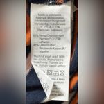 Madewell Striped Navy Orange Pink Henley Dress NWT Size Small Hemp Cotton Blend Photo 11