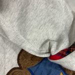 Vintage 90s Bolo Spirit Teddy Bear Long Casual Dress Pajama Dress Fleece Lined Gray Size M Photo 5