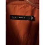 The Limited  Women's Burnt Orange Pleated Front And Back Dress Shirt Size Large Photo 5