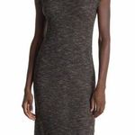 Max Studio cap sleeves cowl neck ribbed brown midi sweater dress, size XS spring Photo 0