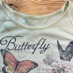 Women’s Large Butterfly Blouse from Dollywood Boutique Tan Photo 1