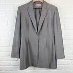 Anne Klein Vintage Gray Skirt Suit Blazer Pencil Skirt Platinum Size 12 NWT Photo 0