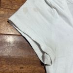 Amazon White Basic Cropped Tee Photo 2