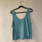 Tularosa  Green Nora Tank Top in Aqua Splash Large Photo 2