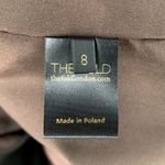 The Fold Finsbury Purple Satin Asymmetric Neck Evening Cocktail Sheath Dress Size 4 Photo 8