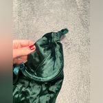 Victoria's Secret Victoria’s Secret gold label vintage USA made Green Satin Bodysuit lingerie 36B Photo 2
