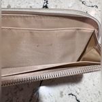 Time And Tru  Women's Double Zip Woven Wristlet Wallet DG4 Beige Photo 5