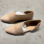 Catherine Malandrino Zwan Asymmetrical Flats in Taupe Suede NEW Photo 2