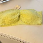 Forever 21 Yellow Lace Bandeau Top Photo 3