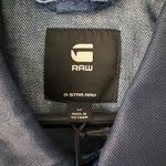 G-Star Raw NEW cropped utility jacket in luna blue coated cool indie women's med Photo 4