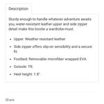 Vionic Jolene Burnished Toe Leather Ankle Boots Sz 10 Photo 2