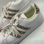 Adidas Grand Court Courtside Leopard Logo Sneakers Women's Size 7.5 Animal Print Photo 3
