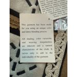 Anthony Mark Hankins Wool Embroidered Jacket Boho Artsy Unique Women’s Large Tan Photo 8