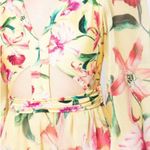 PatBO Laelia Cut Out Floral Maxi Dress Size XS Canary Photo 11