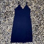 Socialite NWT!  navy blue fitted midi , L Photo 1