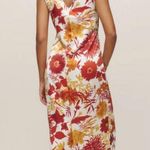 Reformation ππ Lian Silk Dress ~ Vesta Print Large L NWT Photo 6