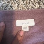 pure jill mauve knit crew neck long sleeve pullover top women size L Purple Size L Photo 1