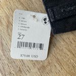 Wrangler  x Free People Black High-Rise Shorts NWT | Size 27 Fringe Hem Photo 2