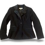 Suit Studio Blazer with Satin Lapel Black Size 6 Photo 0